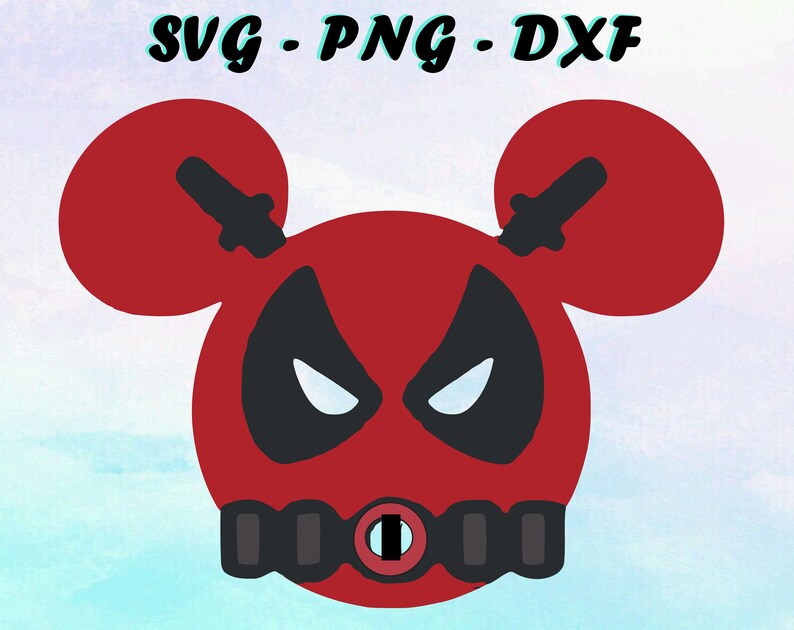 Download Deadpool Svg Mickey Mouse Svg Disney Family Svg Deadpool Mickey Face Stickers Stickers Labels Tags