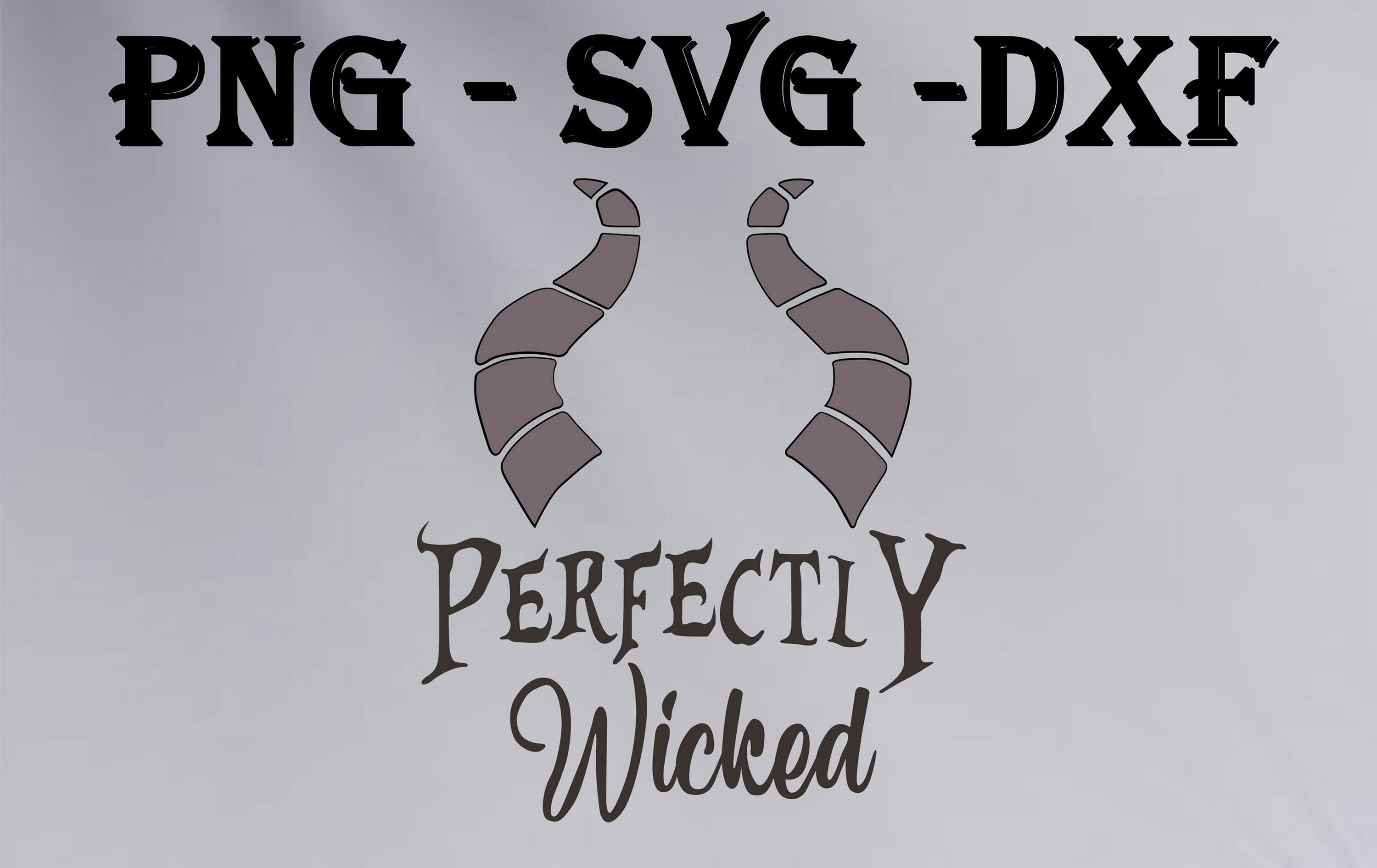 Maleficent horn perfectly wicked svg png dxf Maleficent Etsy