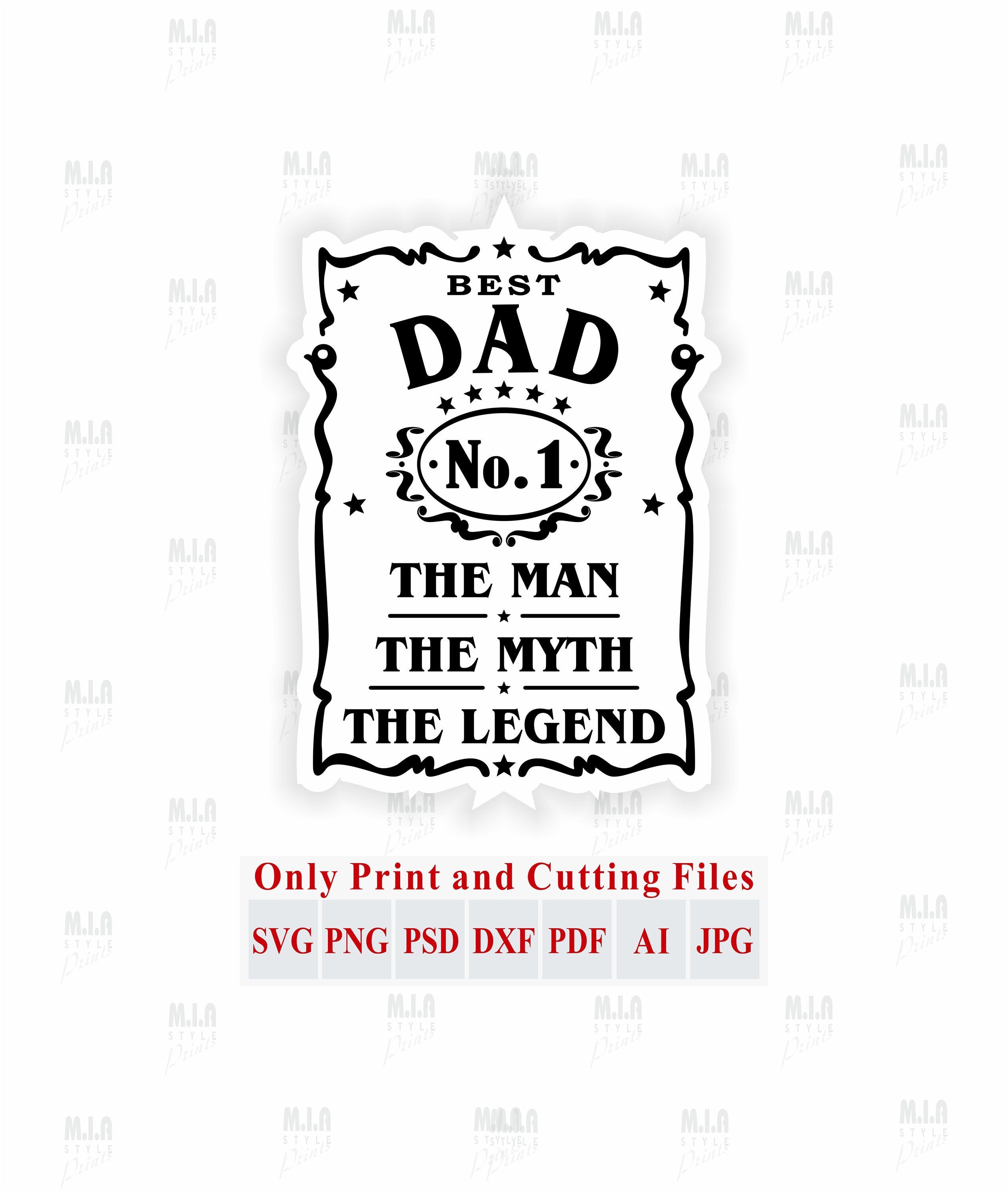 Best Dad No.1 Coffee Mug - Funny Humor Gift Black Ceramic 11 Oz