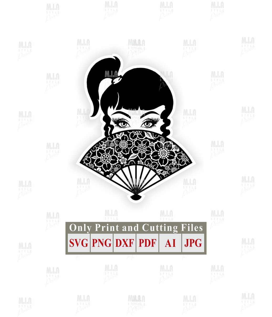 Pretty Woman SVG Be Pretty Japan Woman Svg A Woman With - Etsy