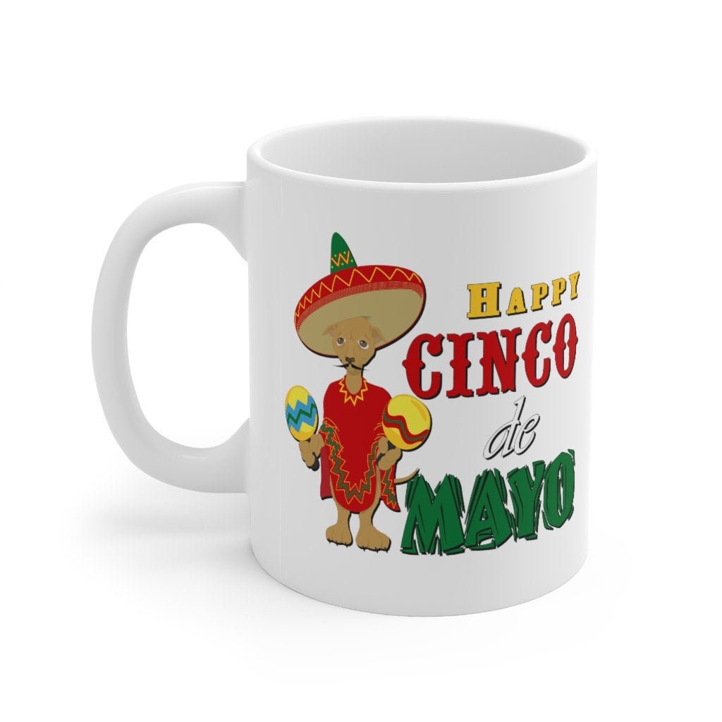 Cinco De Mayo Coffee Mug Mexican Fiesta Mug Cinco de Mayo Etsy