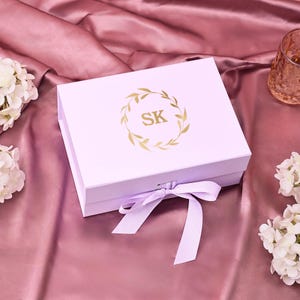 Minimalist Design Custom Gift Box, Personalised Magnetic Box, Party Favors, Wedding Gift, Gift for Host, Anniversary Gift, Christmas Gift