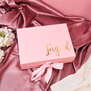 Caja de regalo personalizada para despedida de soltera, caja de regalo magnética vacía sin relleno, caja de regalo personalizada, ¿Quieres ser mi dama de honor?, caja de propuesta de dama de honor