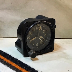 Waltham Ww2 Aircraft Cockpit Clocks Wakmann 8-day Aviation