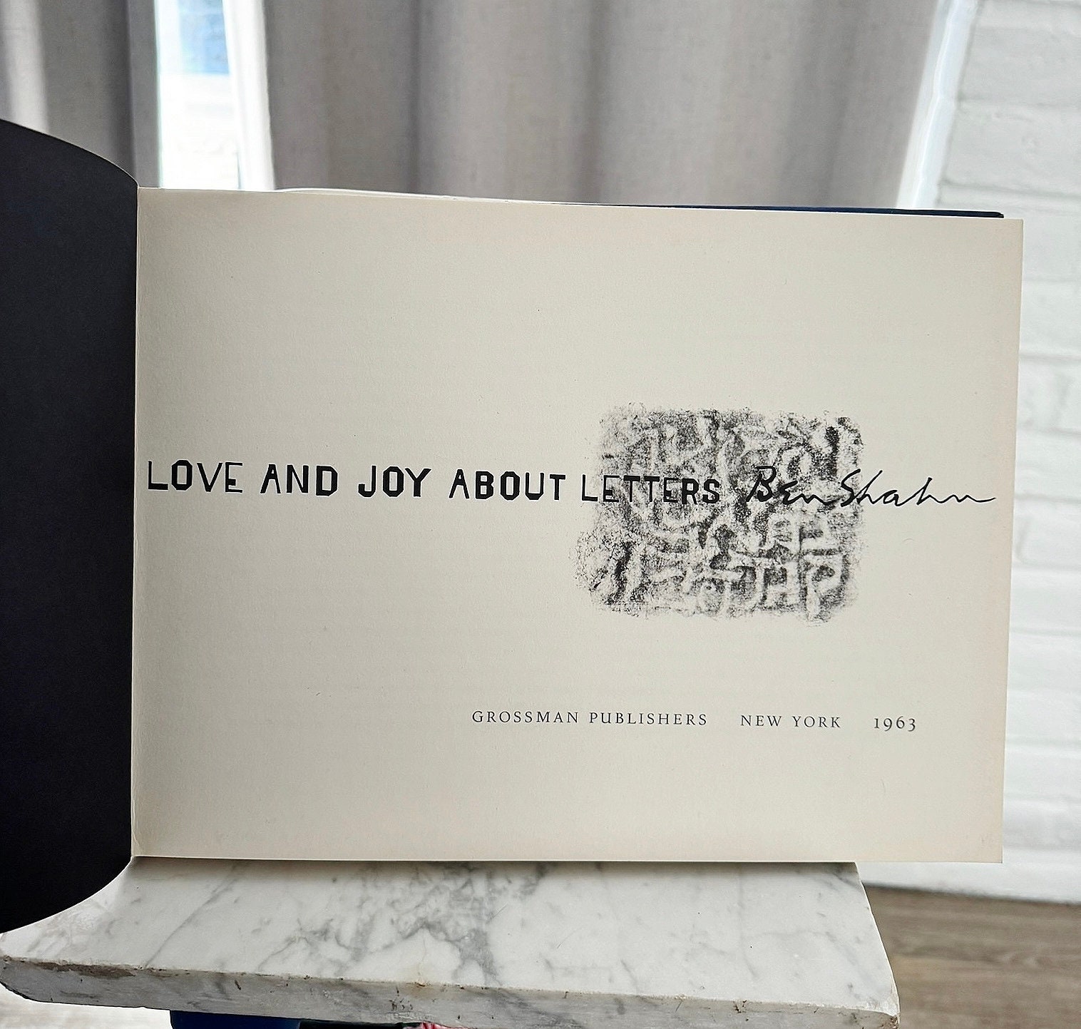 LOVE and Joy ABOUT LETTERS, Ben Shahn, First Edition 1963, Artwork Book, Frameable Art, Linen Hardcover, Slipcase Cover, Judaica, Jewish - Etsy LOVE and Joy ABOUT LETTERS, Ben Shahn, First Edition 1963, Artwork Book, Frameable Art, Linen Hardcover, Slipcase Cover, Judaica, Jewish - Etsy