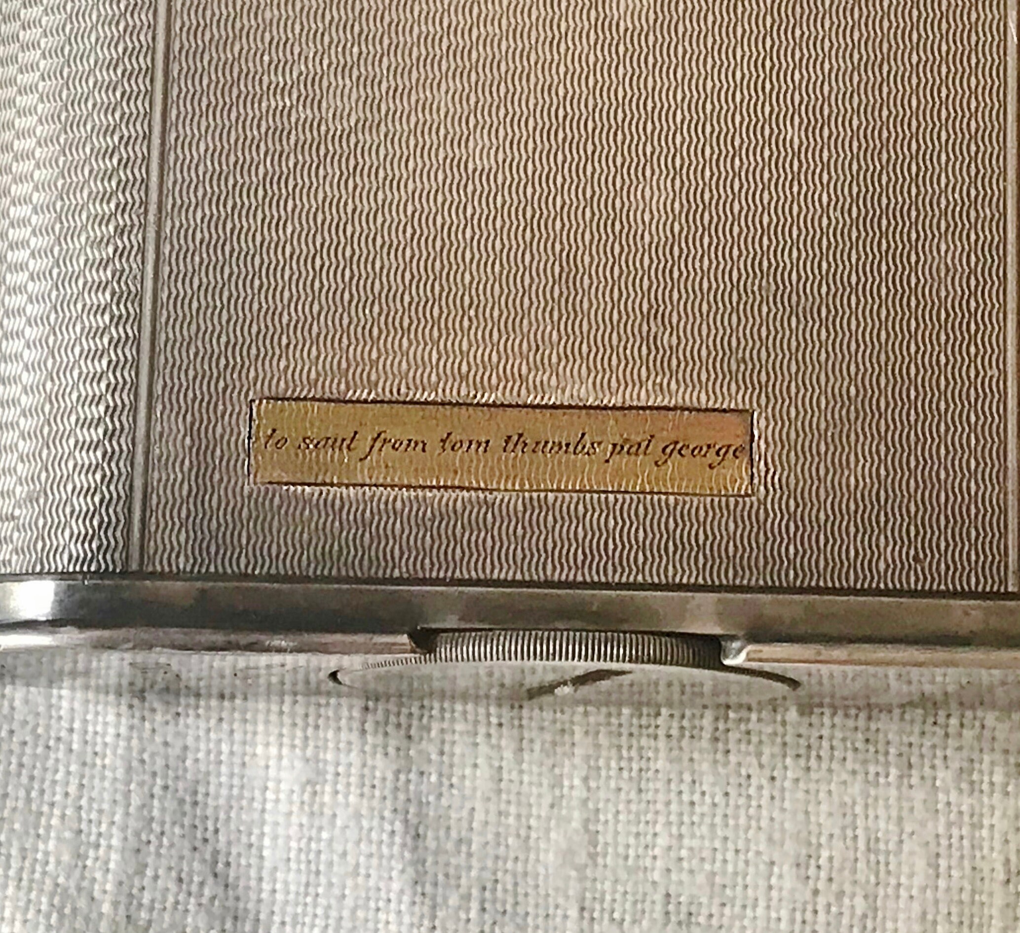 DUNHILL GIANT TABLE Lighter, Vintage Engine Turned