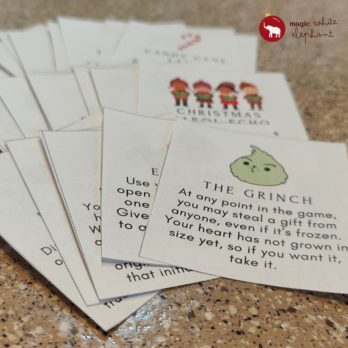 Magic White Elephant Game | Christmas Party Game | Downloadable Game ...