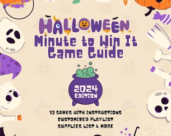 Gamesgids Halloween Minute to Win It 2024 (digitale download)