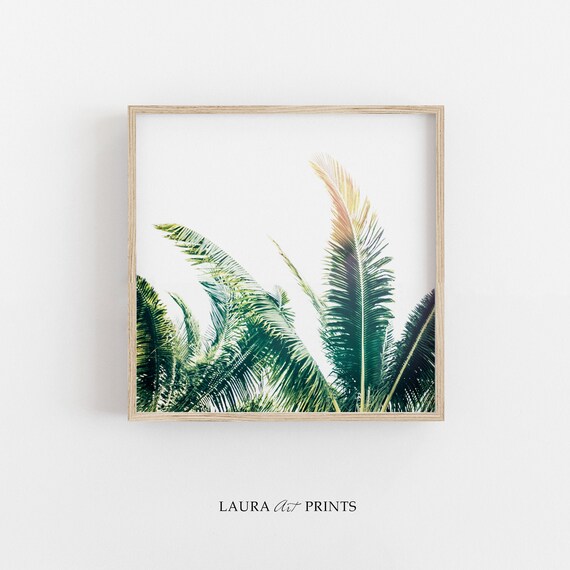 Palm Tree Print Palm Leaves Printable Palm Tree Leaf Print - Etsy