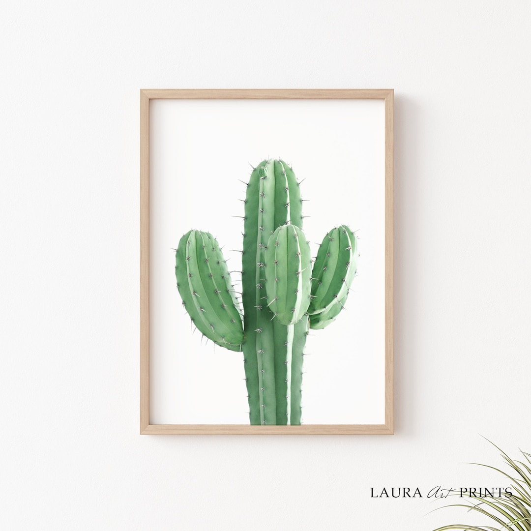 Cactus Prints Wall Art Cactus Art Prints Cacti Prints Etsy