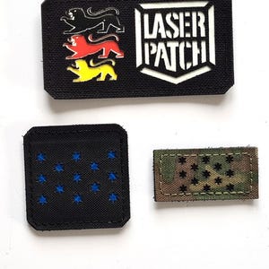 13 Star Flag Patch – George Washington USA Tactical Patch, Laser Cut Hook Back Morale Patch