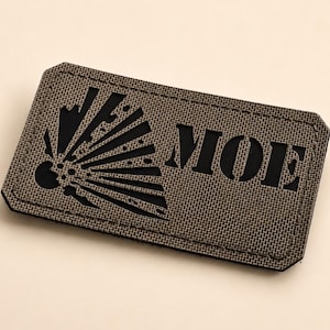 Naszywka morale | Wojskowa naszywka taktyczna | Naszywka z rzepem Cordura cięta laserowo | Wyposażenie operatora airsoft | MOE EOD