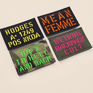 Custom Morale Patch | Funny Tactical Backpack Patch | Personalized EDC Patch with Hook Backing | Airsoft Outdoor Patch 3x2 Inch