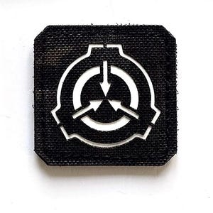 Fundación SCP 2"x2" | Parche personalizado cortado a láser con gancho