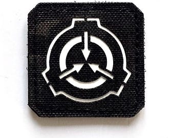 Fundacja SCP 2"x2" | Naszywka wycinana laserowo z haczykiem