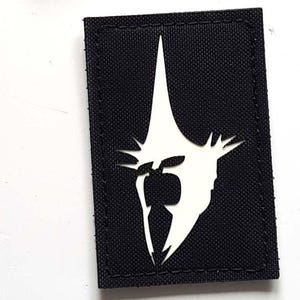 Dark Rider Wraith Patch | Laser Cut Cordura Tactical Patch with Hook | Fantasy Warrior Emblem | Custom Patch