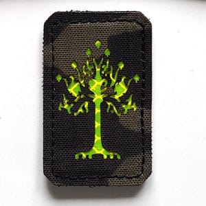 Le Seigneur des Anneaux - Arbre du Gondor | Écusson personnalisé au laser avec crochet