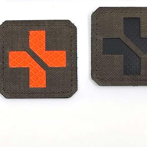 Red Cross | Medic | EMC | Lasercut Custom Patch with Hook