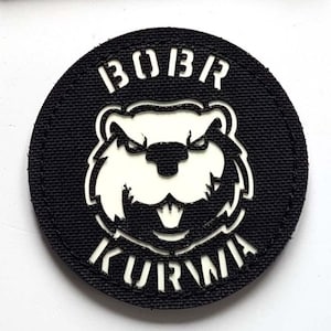 Bobr Kurwa | Funny Patch | Lasercut  Custom Patch with Hook