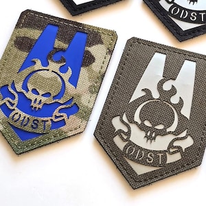 Halo - ODST - UNSC  | Halo Unit emblem coaster | Laser Patch Custom with Hook
