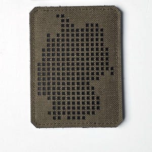 Patch Militar | Bundeswehr | Bandeira da Alemanha | Patch Personalizado Cortado a Laser com Gancho