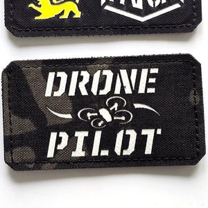 Drone Operator Patch Drone Pilot Patch Tactical Patch Morale Patch Military Patch Airsoft Patch Hook Backing Patch