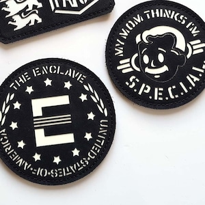 Entclave Flag | Morale Patch - Laser Patch with Hook