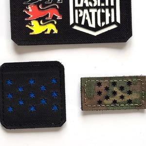 13 Star Flag Patch – George Washington USA Tactical Patch, Laser Cut Hook Back Morale Patch