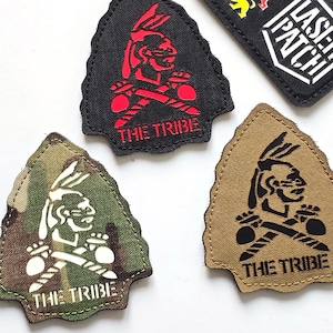 Navy SEALs Red Team Six Squadron The Tribe Laser Patch Custom with Hook