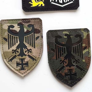 Military Patch | Bundeswehr | DEU - Lasercut  Custom Patch Hook