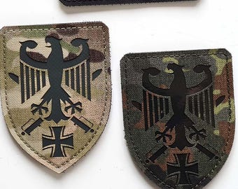 Militaire badge | Bundeswehr | DEU - Lasergesneden patch met haakje