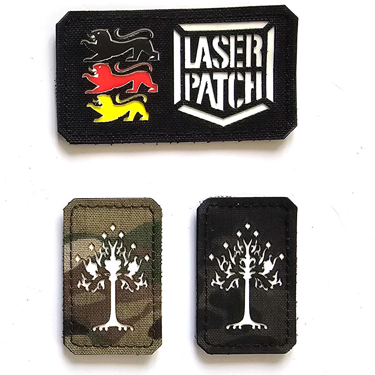 White Tree Patch | Medieval Fantasy Tree | Laser Cut Cordura Tactical ...