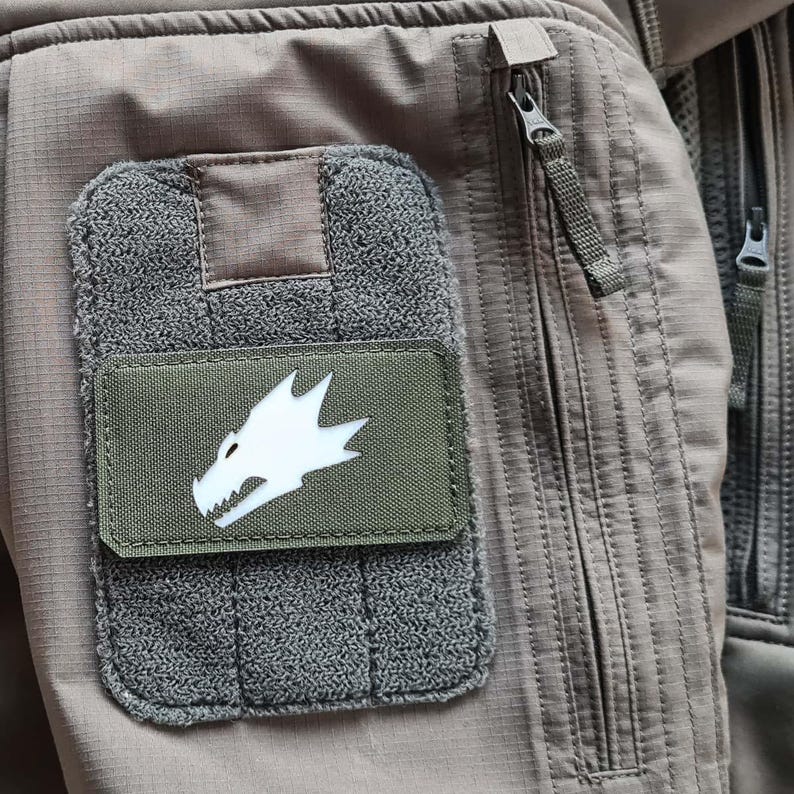 Salamanders Laser Patch - Morale Patch - Custom with Hook image 8