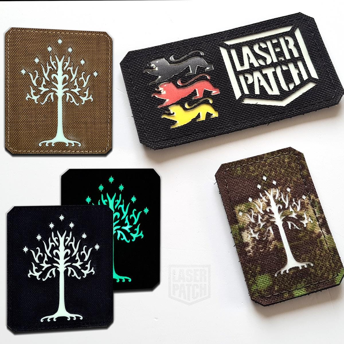 Lord of the Rings - Tree of Gondor | Laser Custom Patch With Hook - Etsy