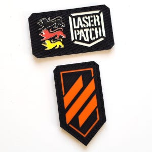 Ukraine 2"x3,5" - Lasercut Custom Patch with Hook