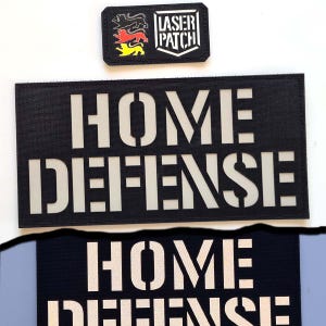 Your Text Jumbo Back Patch Plate Carrier Laser Cut Patch with Velcro