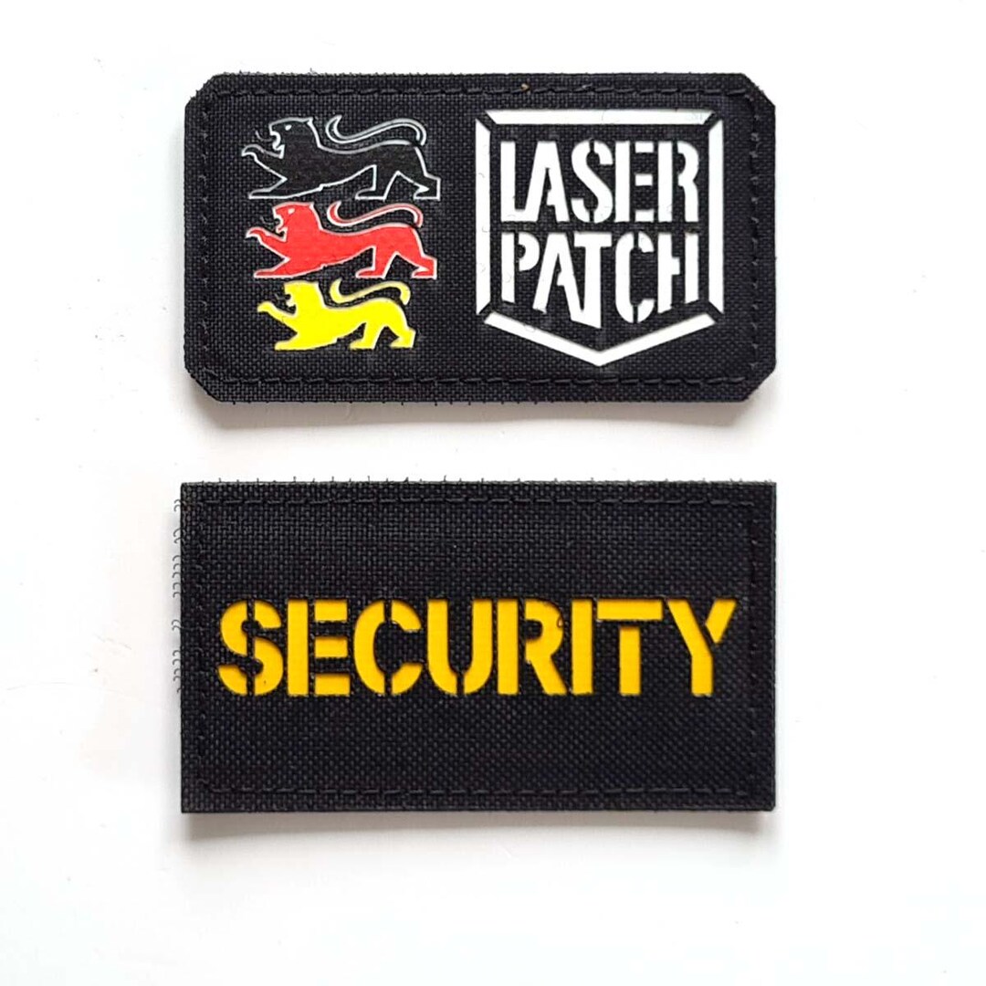 Security Custom Patch | Callsign Lasercut Patch With Hook - Etsy