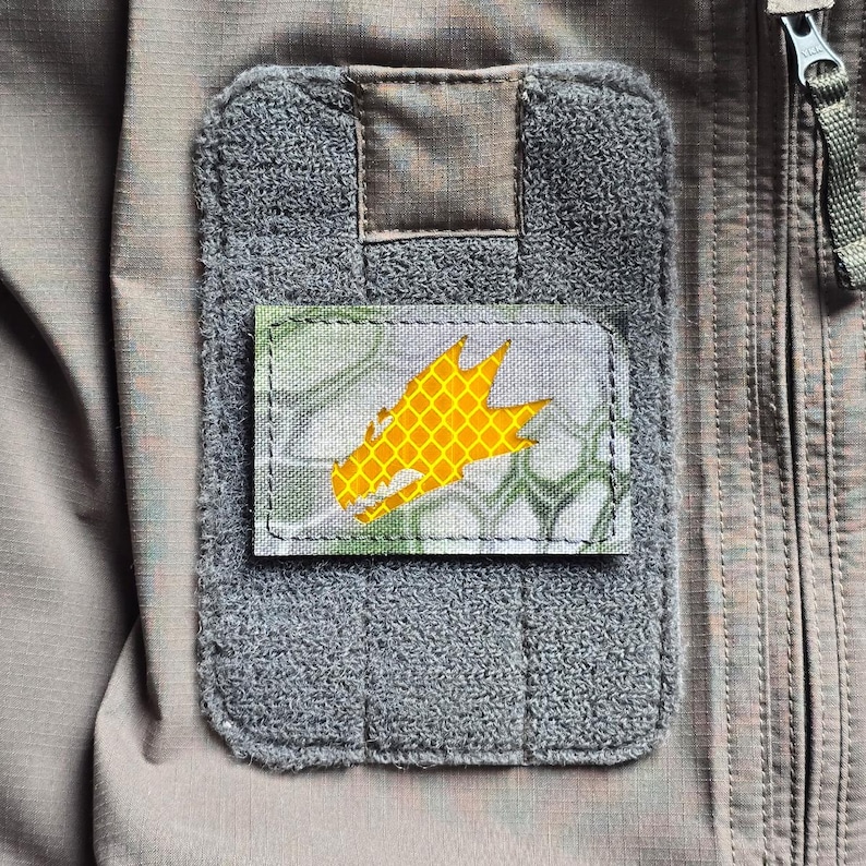 Salamanders Laser Patch - Morale Patch - Custom with Hook image 11