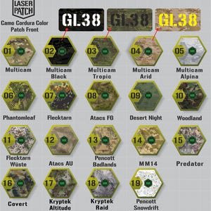 Militaire badge | MOE - EOD - Laserpatch met op maat gemaakte haak afbeelding 2