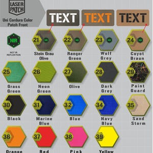 Militaire badge | MOE - EOD - Laserpatch met op maat gemaakte haak afbeelding 3