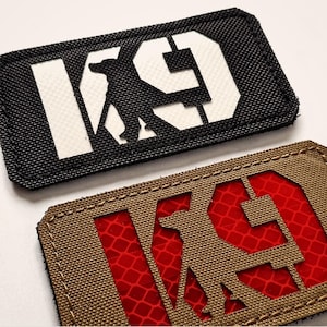 K9 Dog Patch Labrador | Tactical K9 Patch | Reflective Laser Cut Patch | Cordura Patch with Hook