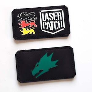 Salamanders Laser Patch - Morale Patch - Custom with Hook image 6