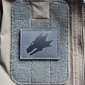 Salamanders Laser Patch - Morale Patch - Custom with Hook image 12