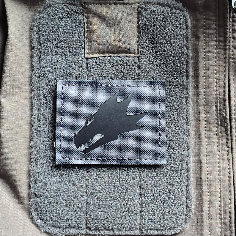 Salamanders Laser Patch - Morale Patch - Custom with Hook image 12