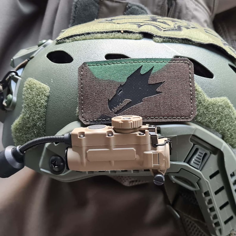 Salamanders Laser Patch - Morale Patch - Custom with Hook image 4