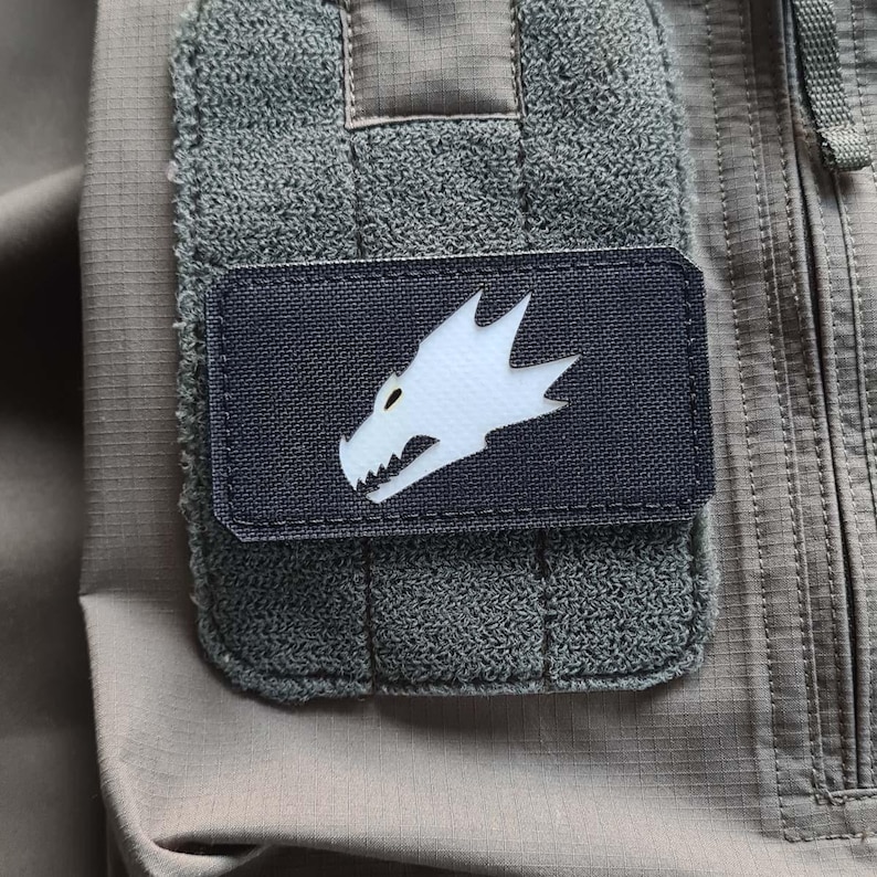 Salamanders Laser Patch - Morale Patch - Custom with Hook image 2