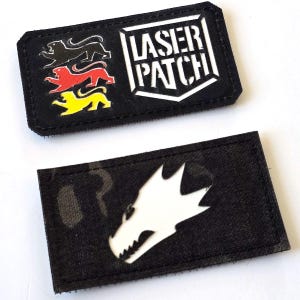 Salamanders Laser Patch - Morale Patch - Custom with Hook image 7