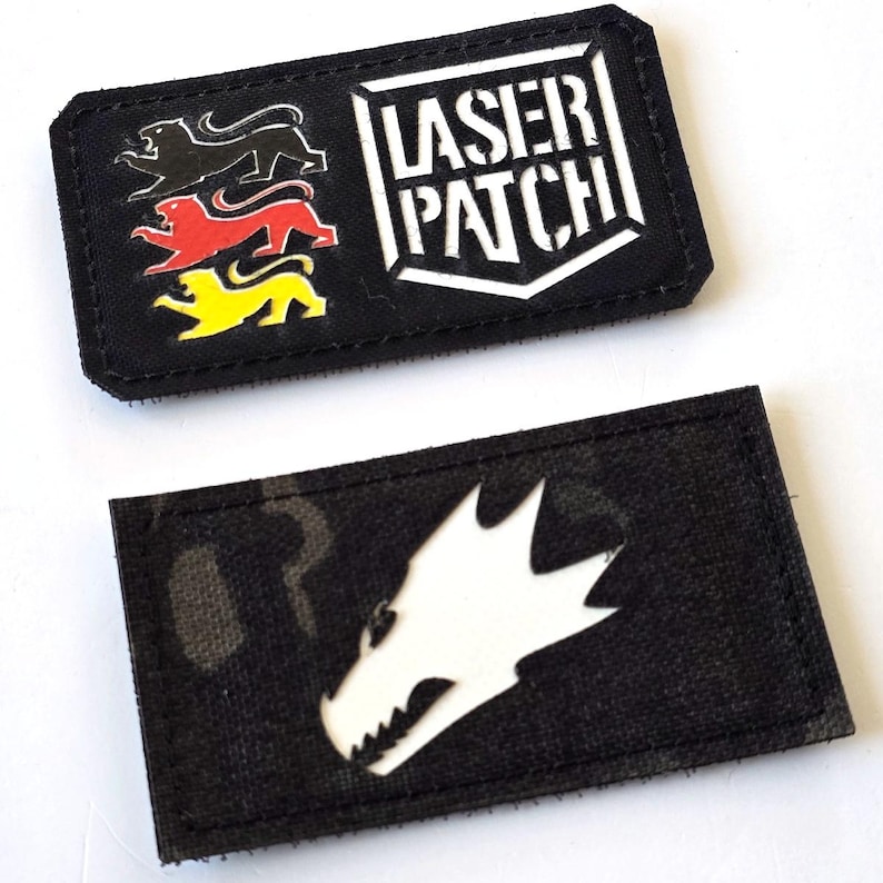Salamanders Laser Patch - Morale Patch - Custom with Hook image 7