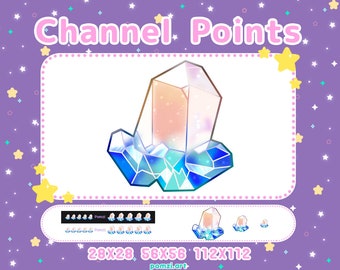 Stellar Jade Channel Points - Honkai Star Rail inspired / Kawaii twitch icon / emote / discord