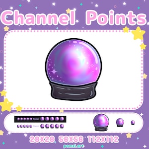 Crystal Ball Channel Points || Twitch, Discord, Youtube, streamer icons